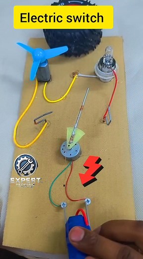 2.6K views | Electronic Switching mechanism experiment dc motor #diy #project #fbpost2025 #viral #tips | Expert Mechanic | Facebook