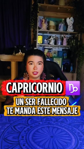 Camila Vives on Instagram: "Capricornio un ser fallecido te manda este mensaje #capricorniotarot"