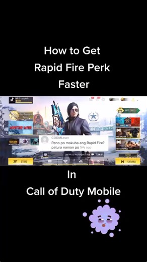 How to Get Rapid Fire Perk Faster in Call of Duty Mobile