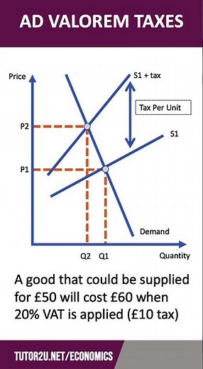 Ad Valorem Taxes | 60 Second Economics | A-Level & IB