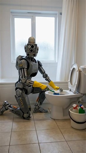 AI Humanoid Robot to help you clean