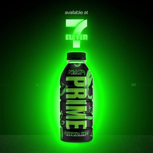 It’s here 🔥 Limited edition DrinkPrime Glowberry is now available at #7ElevenAus. Keep a look out for the ultra-rare bottles 👀 Available in VIC, NSW and from tomorrow QLD stores. Logan Paul K.S.I | 7-Eleven Australia