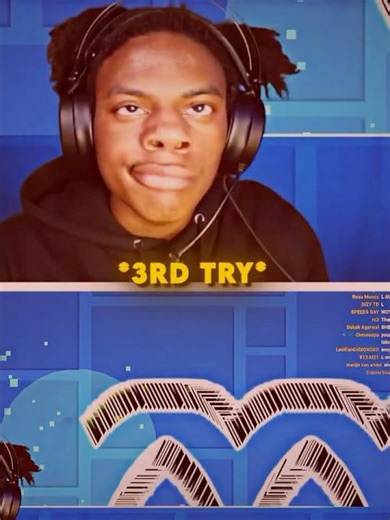 Bro Actually Beated It🗿🔥 #ishowspeed #geometrydash #edit