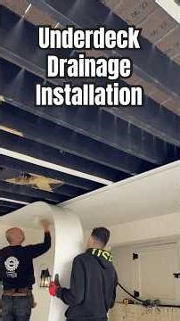 How to Install Zip-Up Underdeck Drainage System