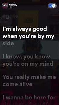 KSI - Holiday (Lyrics)
