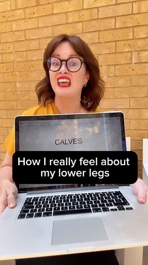 Calves : because thighs get enough air time! All my thick legged girlies, you get me??! #legs #midsize #calves #wideleg #relatable #plussize #widelegboots | Riona O Connor