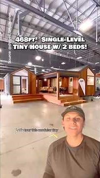468-sqft Single-Level Tiny House! 🏡