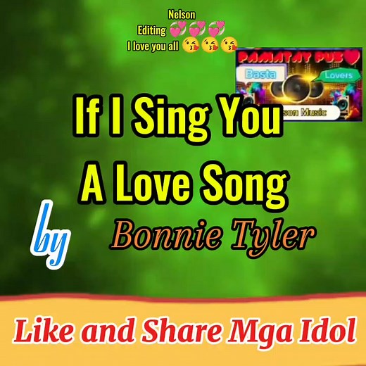 160K views · 4.8K reactions | If I Sing You A Love Song by Bonnie Tyler Video Karaoke Song  #karaoke #song #music #singer | Karaoke Song Page | Facebook