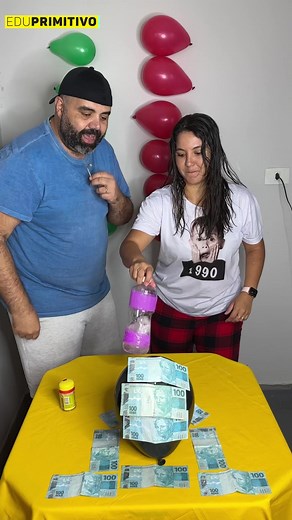 Uma ótima brincadeira para todo mundo se divertir! 😂 | Edu Primitivo