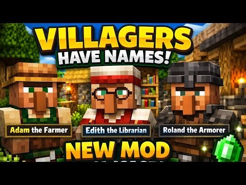 Villager Names Mod Showcase