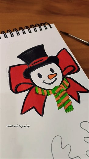 Christmas Special Drawing🧑‍🎄🥰 #art #drawing #christmas #santaclaus