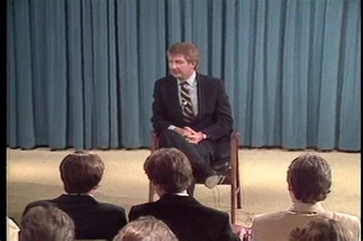 White House Spokesman Larry Speakes on Press Relations