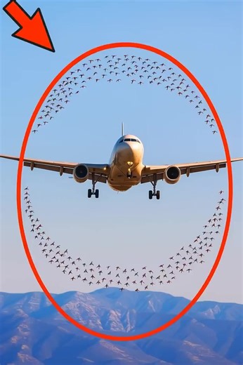 3.6K views · 3 comments | Birds unexpectedly surrounded the plane,...