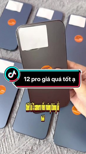 IP 12 Pro Likenew - Đủ Phụ Kiện -Full hộp - BH 12T- 1 đổi 1 128GB: 9,690,000 256GB: 10,690,000 512GB: 11,590,000 LH: 0929 166 000 - 0929 188 000 (zalo) Có thu cũ lên đời, góp chỉ cần cccd, hỗ trợ cả n xấu, sv bao đậu Song Tuấn Mobile#songtuanmobile #CapCut #12promax #14promax #sinhvien #xuhuong #11promax