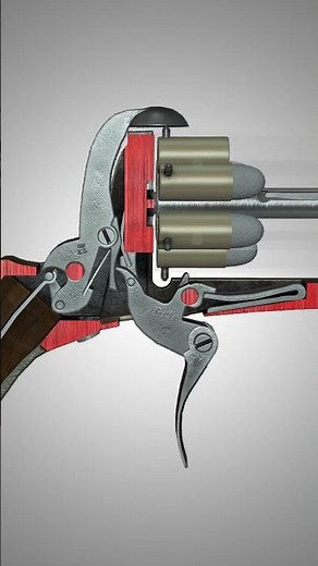 Lefaucheux Pepperbox Revolver – Six Barrels, One Trigger