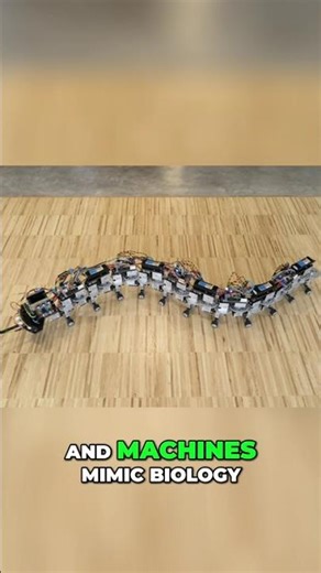 Snake Bots: Biomimicry and Human Inspiration #shorts