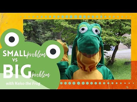Small problems vs BIG problems with Kelso the Frog
