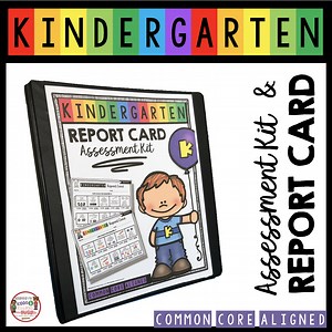 Kindergarten Report Card and Assessment Kit - FREEBIE — Keeping My Kiddo Busy