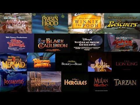 Walt Disney Animation Movie Trailers "All at Once" Volume 2 (1970-1999)