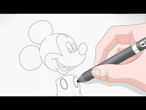 How to Draw Mickey Mouse | Easy Step-by-Step Tutorial! ​
