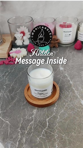Make Your Own Hidden Message Scented Candle