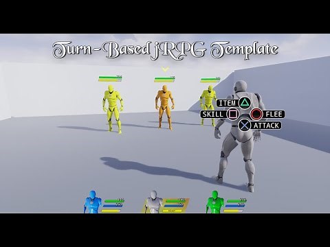 Unreal Engine Turn-Based jRPG Template