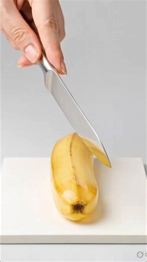 "Banana Cutting ASMR| SatisfyingAl Food Art Video" #ai