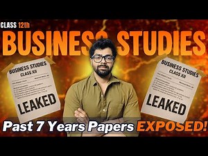 I Analysed Past 7 Years Business Studies Paper & found this…