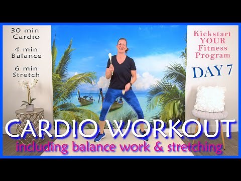 30 Min CARDIO Workout | A fun, overall body workout | Increase your heart rate and burn calories!