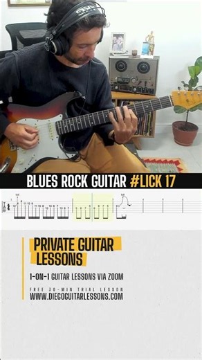 Smoke on the Water Guitar Lick + TAB — Ritchie Blackmore Style | Diego Fonseca