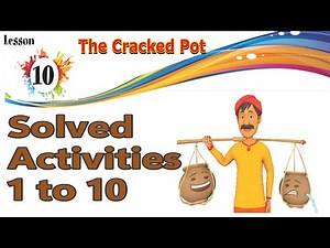 The Cracked Pot #Chapter 10/class 6th/ #PSEB/Activities 1 to 10