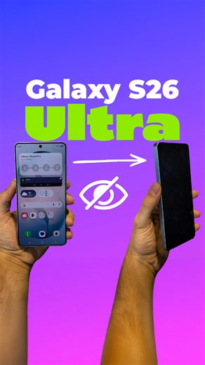 L’affichage confidentiel du Samsung Galaxy S26 Ultra #samsung #s26ultra #confidentiel