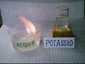 potassio in acqua