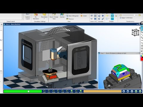 Test post Hypermill+Vericut DMU 80p DuoBlock TNC 530