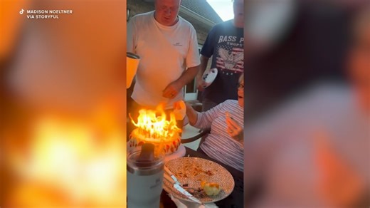 Highland, Illinois family accidentally creates birthday cake fire with 80 candles for grandma
