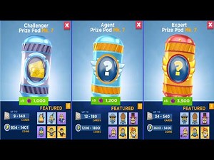 Jelly Jar Minion rush Agent / Expert / Challenger PRIZE PODS x5 gameplay walkthrough ios android
