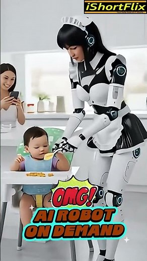 This Robot Nanny Just Replaced Babysitters Forever! 🤖🍼 #aiparenting