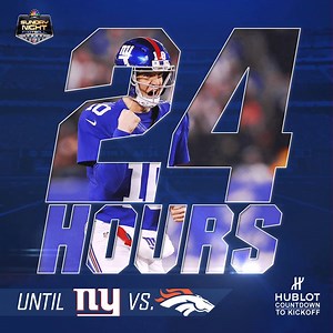 42K views · 1.6K reactions | Giants vs. Broncos on Sunday Night Football on NBC in 24 HOURS! | New York Giants | Facebook