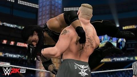 WWE 2K15 Wrestlemania 31 - Brock Lesnar vs Roman Reigns - WWE World Heavyweight Championship!