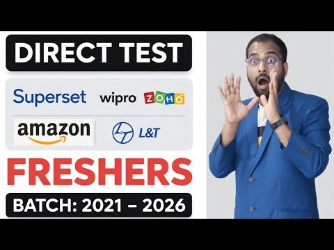 Direct test Trending Jobs for the week | Superset, Amazon, Zoho, IBM, Teleperformance Jobs | Apply