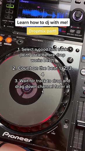 How to dropmix part1. In this video I’ll show you the first step for doing a good drop mix. 1. Select a good song (with vocal before drop works best) 2. Count on the beat (1, 2, 3, 4, 1, 2, 3, 4) 3. Wait for track to drop and drag channel fader down at 1. Part2 will be available tomorrow! Follow me on IG: BradBraxtonDj 💛 #djtipps #djtutorials #pioneerdjgear #djgears #cdj2000nxs #djm2000nxs #bradbraxtondj