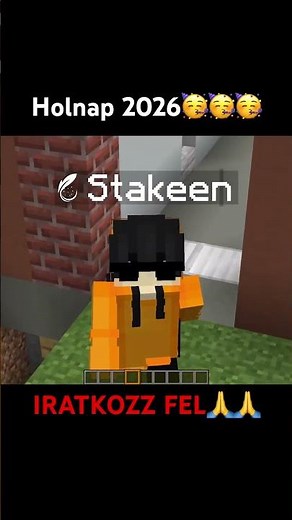 Ne Kattints a Hangra! #staken #minecraft #gaming #memes #minecraftshorts