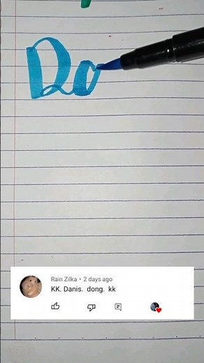 Mari Kita Lettering (33) (Requestan orang 🗿) #shorts