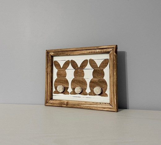 166K views · 3.4K reactions | Rustic Bunny Decor DIY | We Craft Around | Facebook