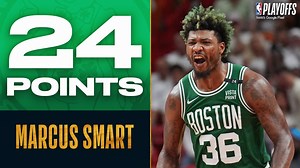 306K views · 3.1K reactions | Marcus Smart had 24 PTS, 9 REB and a Playoff career-high 12 AST for the Boston Celtics in the victory. This best-of-seven series is now tied, 1-1. Stay up-to-date on news, live scores & stats with the NBA App  https://app.link.nba.com/NBA_App22" | NBA | Facebook