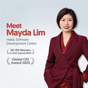 Meet Mayda Lim, the Head of Software Development Centre at OCBC, who clinched two prestigious awards — the SG 100 Women in Tech and the Global CIO Award 2023. 🏆 These well-deserved awards recognise her pivotal role in driving innovation and transformation with OCBC, as well as across Singapore’s tech industry. 🙌 Discover how she embodies the spirit of winning as one group with her work in tech leadership and advocacy. | OCBC