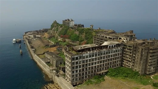 Hashima: Japan's Abandoned Battleship Island Unveiled by Drone