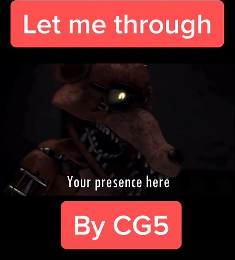 Let Me Through - FNAF Song by CG5