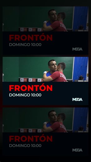 El programa 'Frontón' vuelve a Mega Domingo, 10:00 horas La emoción del deporte de la pelota vasca vuelve a sentirse en Mega todos los domingos. Descubre la pasión del frontón, el deporte tradicional lleno de velocidad, reflejos y pura adrenalina. Vive la tensión, los remates espectaculares y la pasión que se siente en cada punto. Ideal para los amantes del deporte intenso y vibrante. Cada jugada es un duelo de habilidad y estrategia contra el muro. El programa llega a Mega de la mano de Sergio 