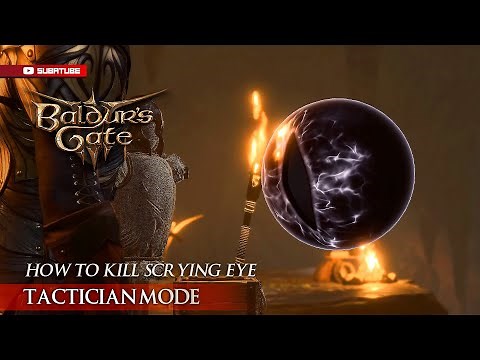 HOW TO KILL SCRYING EYE in Grymforge Underdark - Baldur's Gate 3 Tactician Mode